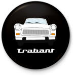 printfashion Trabant - Kitűző, hűtőmágnes - Fekete (4822406)