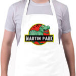 printfashion Jurassic Park - Névvel - Kötény - Fehér (7262300)