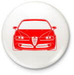 printfashion Alfa Romeo 147 05 - Kitűző, hűtőmágnes - Fehér (12683565)