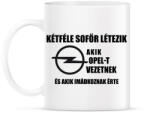 printfashion ketfele sofor opel - Bögre - Fehér (1662832)