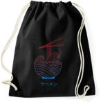 printfashion Ramen tenger - Sportzsák, Tornazsák - Fekete (13359073)