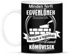 printfashion Legjobbak lesznek kőművesek - Bögre - Fekete (1973111)