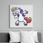 printfashion Unikornis - Vászonkép - Fehér (16372955)