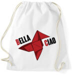 printfashion Bella Ciao origami - Sportzsák, Tornazsák - Fehér (5316759)