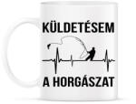 printfashion Küldetésem a horgászat - Bögre - Fehér (971125)