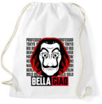 printfashion BELLA CIAO - Sportzsák, Tornazsák - Fehér (4297450)