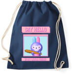 printfashion Say Hello - Sportzsák, Tornazsák - Sötétkék (11375353)