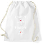 printfashion Happy Wife 4 - Sportzsák, Tornazsák - Fehér (14850370)