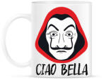 printfashion Ciao Bella - A nagy Pénzrablás - Money Heist - La Casa de Papel - Bögre - Fehér (5795483)