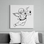printfashion Real Cupido - Vászonkép - Fehér (6629972)