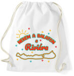 printfashion Nekem a Balaton - Sportzsák, Tornazsák - Fehér (7345332)