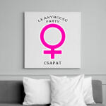 printfashion Leánybúcsú PCS - Vászonkép - Fehér (6637486)