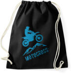 printfashion Motocross - Sportzsák, Tornazsák - Fekete (4227259)