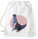 printfashion Gengszter galamb - Sportzsák, Tornazsák - Fehér (4588564)