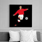 printfashion David Beckham - Vászonkép - Fekete (14901390)