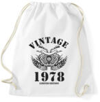 printfashion 1978 - Sportzsák, Tornazsák - Fehér (6217434)