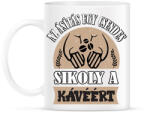 printfashion Sikoly a kávéért - Bögre - Fehér (5978910)