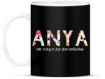 printfashion ANYA - Te vagy az én hősöm! - Bögre - Fekete (4813315)