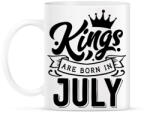 printfashion A királyok júliusban születnek - Bögre - Fehér (1579685)