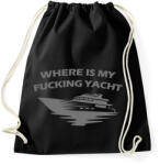 printfashion Yacht - Sportzsák, Tornazsák - Fekete (14145232)