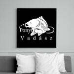 printfashion Ponyt vadászó - Vászonkép - Fekete (6652675)