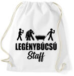 printfashion Legenybúcsú Team Staff - Sportzsák, Tornazsák - Fehér (7538059)