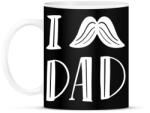 printfashion I Love Dad - Bögre - Fekete (2601438)