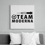 printfashion Team Moderna - Vászonkép - Fehér (6636576)
