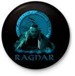 printfashion RAGNAR - Kitűző, hűtőmágnes - Fekete (4584746)