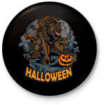 printfashion Halloween vérfarkas - Kitűző, hűtőmágnes - Fekete (5549015)