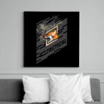 printfashion Fox Special - Vászonkép - Fekete (6645265)