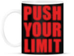 printfashion Push your limit - Bögre - Fekete (14743213)