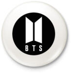 printfashion BTS kör - Kitűző, hűtőmágnes - Fehér (5797648)