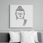 printfashion buddha - Vászonkép - Fehér (15803907)