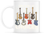 printfashion Gitár gyűjtő - Bögre - Fehér (15681120)