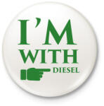 printfashion diesel. png - Kitűző, hűtőmágnes - Fehér (3074973)