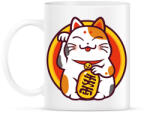 printfashion Lucky cat - Maneki neko - Bögre - Fehér (15793603)