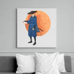 printfashion Blue Eye Samurai - Vászonkép - Fehér (16579930)