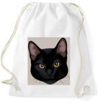 printfashion Cat - Sportzsák, Tornazsák - Fehér (14873996)