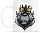 printfashion Bear King - Bögre - Fehér (5520883)