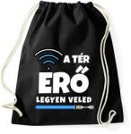 printfashion A térerő legyen veled - Sportzsák, Tornazsák - Fekete (9946998)