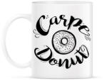 printfashion Carpe Donut vicces fánkos felirat fánk imádóknak - Bögre - Fehér (1217774)