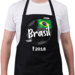 printfashion Brazília - Kötény - Fekete (4926562)