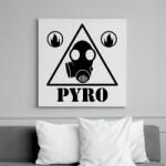printfashion TF 2- Pyro - Vászonkép - Fehér (6628770)