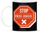 printfashion STOP - Friss jogsis - Bögre - Fekete (6393535)