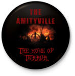 printfashion amityville home of terror - Kitűző, hűtőmágnes - Fekete (3100947)