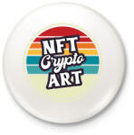 printfashion BITCOIN 4 EVER 49 - Kitűző, hűtőmágnes - Fehér (6117058)