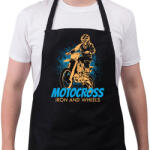 printfashion Motocross - Kötény - Fekete (13740342)