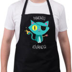 printfashion Maradj kíváncsi - Kötény - Fekete (16020425)