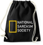 printfashion National Sarcasm Society - White - Sportzsák, Tornazsák - Fekete (7046140)